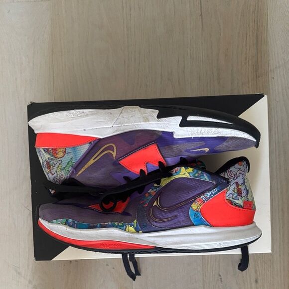 Nike Purple and Red Athletic Sneakers - Picture 2 of 4